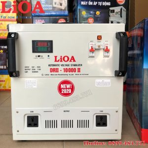 hình ảnh máy ổn áp Lioa 10KVA điện áp 50V -250V dây đồng