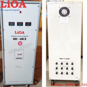 ổn áp lioa 3 pha 45KVA dải 260V -430V dây đồng