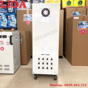 ổn áp Lioa 30KVA 3 pha mặt sau của máy dây đồng 100%