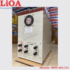 ổn áp Lioa 15KVA dải 90V -250V mặt sau của máy