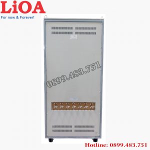 ổn áp 3 pha 200KVA dải 260V - 430V mặt sau máy