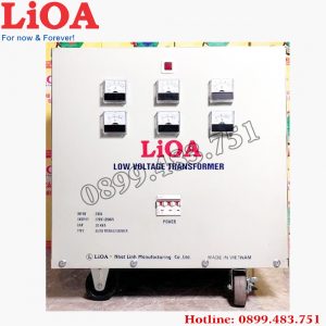 Biến áp tự ngẫu LIoa 30KVA điện áp 380V -220V -200V dây đồng