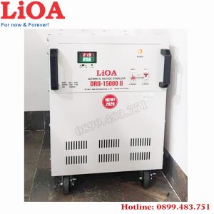 ổn áp lioa 15KVA DRII dải 50V - 250V siêu bền bỉ