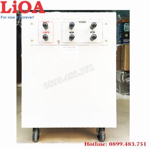 ổn áp LIoa 15KVA mặt sau máy chính hãng